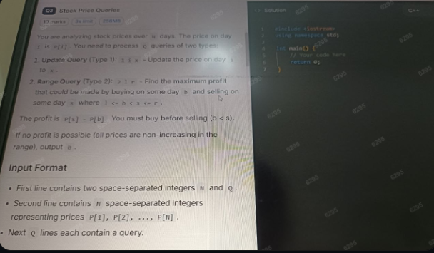 Real OA Question Example